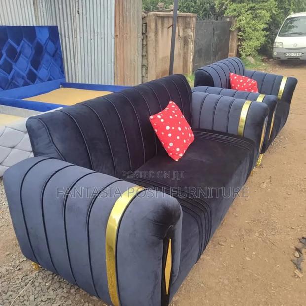 5-Seater Majestic Grey Sofa - Pay on Delivery - main view