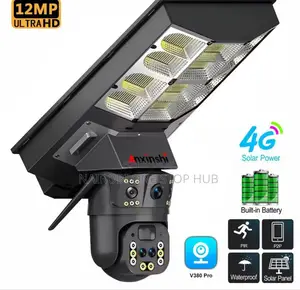 Anxinshi V380 Pro Solar Street Light Camera.