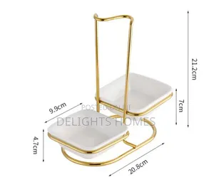 Double Ceramic Serving Spoon Holder_ex