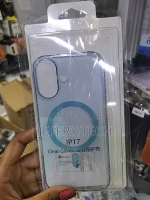 Accese Apple iPhone 17 Clear Case With Magsafe -Blue