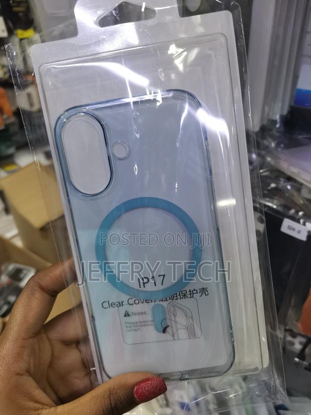 Accese Apple iPhone 17 Clear Case With Magsafe -Blue - thumbnail 2