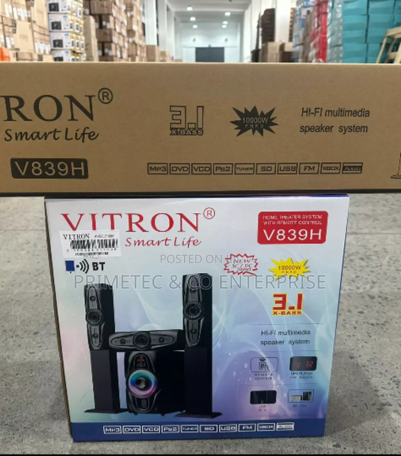 *Vitron V838 Woofer 3.1 Tall Boy