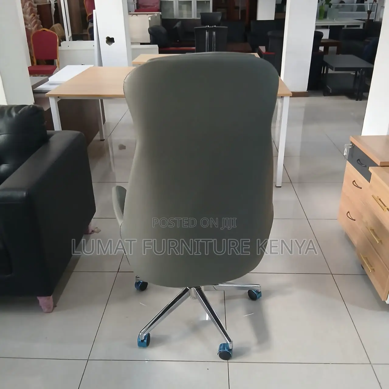 Director High Back Modern Leather Office Seat