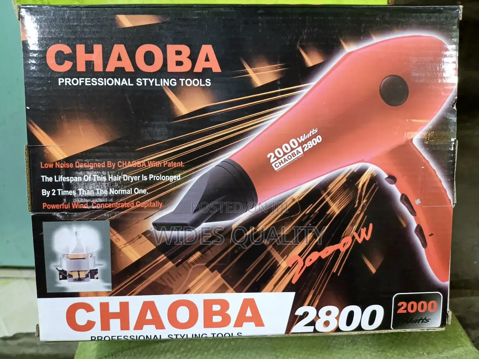 Chaoba 2000 Watts Professional Hair Dryer.