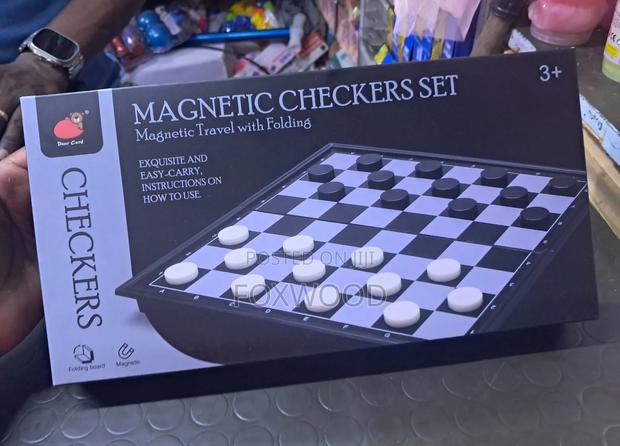 Magnetic Checkers Set. - thumbnail 4