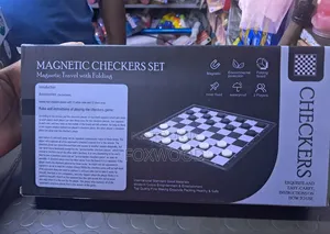 Magnetic Checkers Set.
