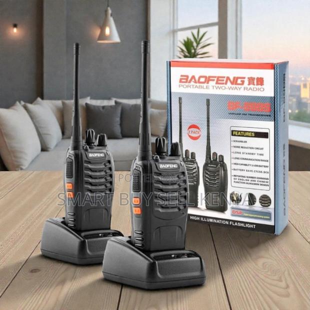 Professional Bf 888s Walkie Talkie Baofeng Radios - Pair (2 Units)