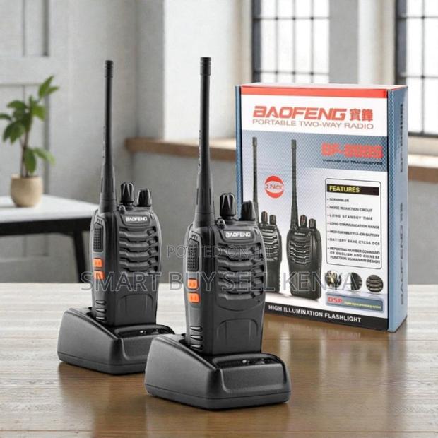 Baofeng Bf-888s 16 Channel 3-5km Portable Security Radio Call- Pair
