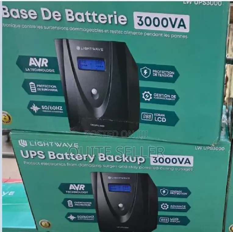 3000va Ups High-Capacity Backup Power Lightwave