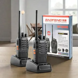 Long Distance Baofeng Bf-888s Walkie Talkie 16ch Rechargeable - Pair