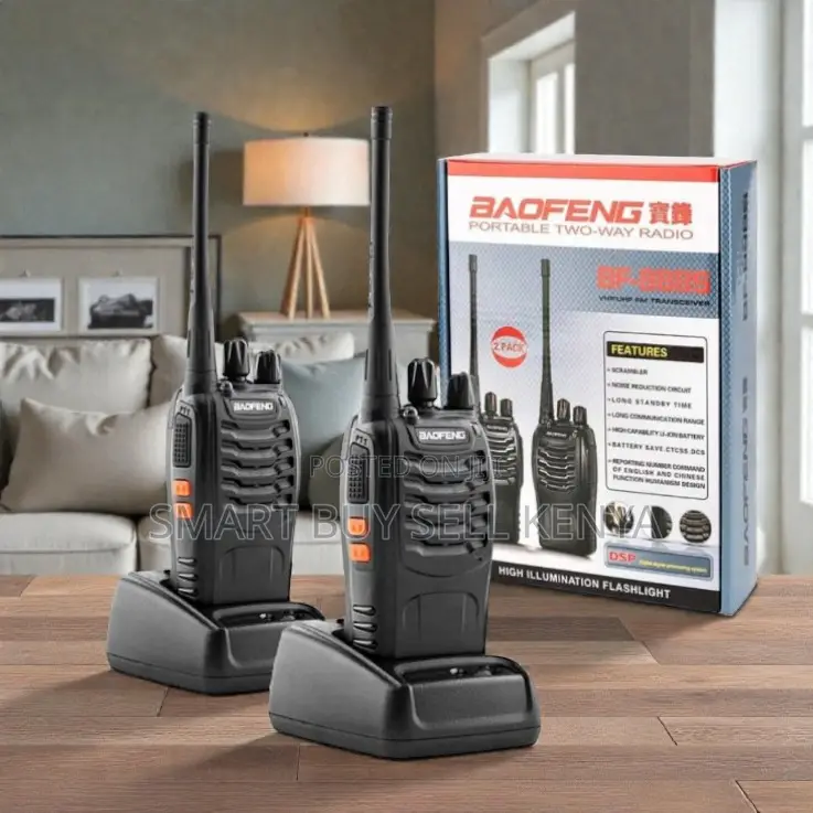 Baofeng Bf-888s Two Way Radio 16ch Rechargeable Battery Handheld 2pcs