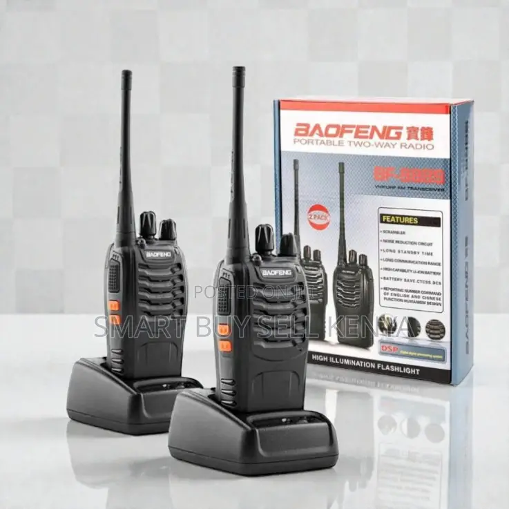 Baofeng Bf-888s Long Range Handheld Communication Radio 2pcs