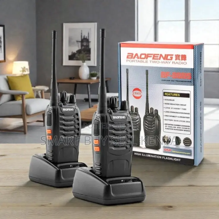 Baofeng Bf-888s Long Range Handheld Walkie Talkie for Outdoor Use 2pcs
