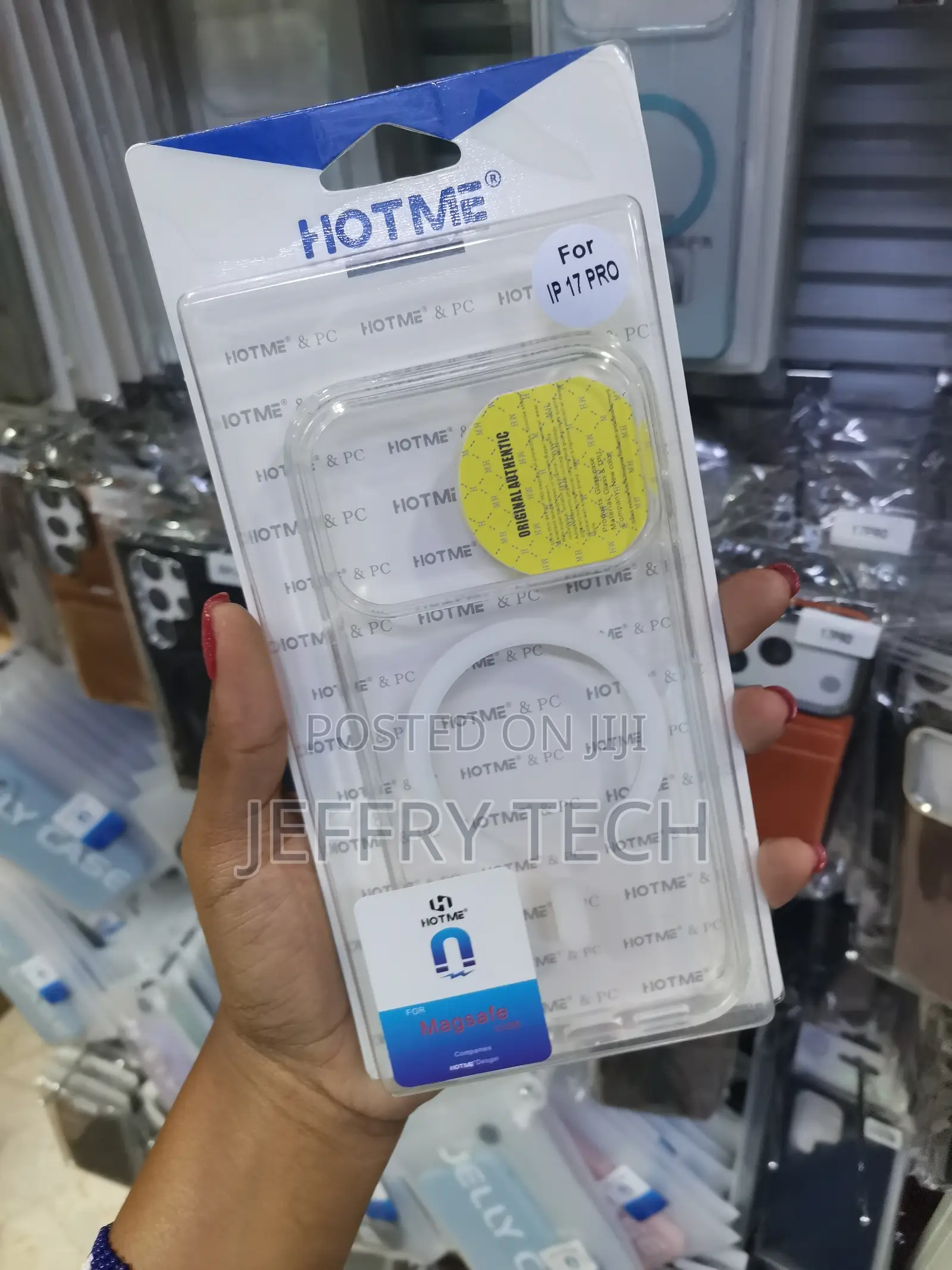 Aziker Apple iPhone 17 Pro Clear Case With Magsafe