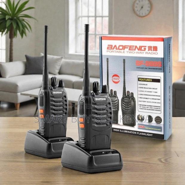 Baofeng Bf-888s Handheld Walkie Talkie 5km Range 16 Channel Radio 2pcs