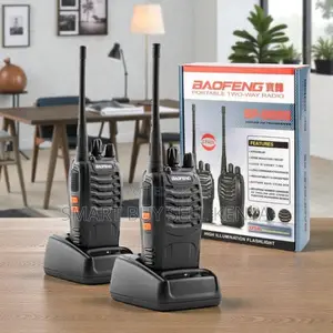 Baofeng Bf-888s Portable Walkie Talkie 16 Channels Battery Pair