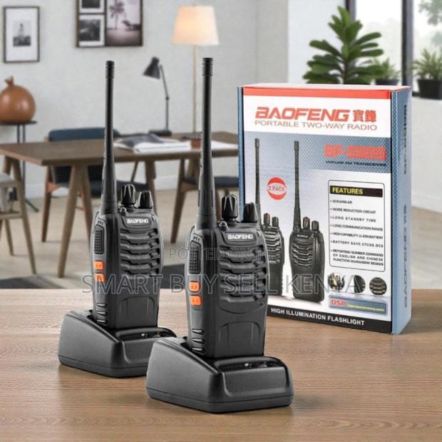 Baofeng Bf-888s Portable Walkie Talkie 16 Channels Battery Pair