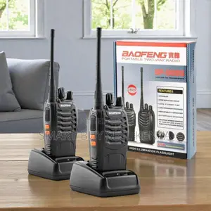 Baofeng Bf-888s Portable 2-Way Radio Walkie Talkie 16 Channels - Pair