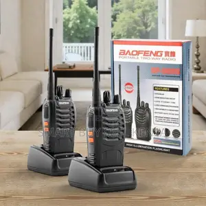 Baofeng Bf-888s 2-Way Radio Walkie Talkie 5km Range Rechargeable 2pcs