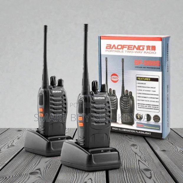 Baofeng Bf-888s 2-Way Radio Walkie Talkie 16 Channels 5km Range 2pcs