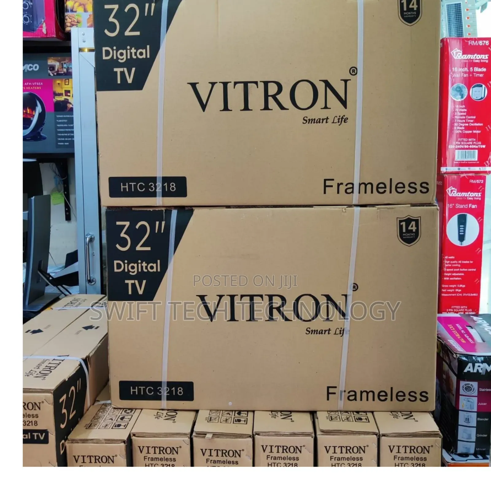 Vitron 32 Digital Tv Frameless Free to Air