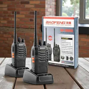 Baofeng Bf-888s Portable Radio 5km Range 16ch Walkie Talkie - Pair