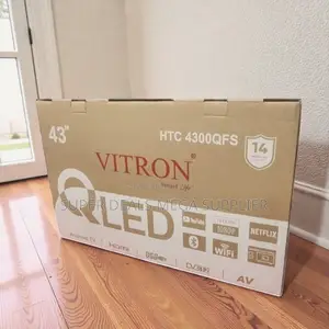 Vitron 43 Inch Qled Smart Android Frameless Tv With Hd Display