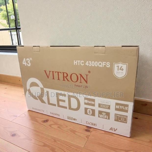Vitron 43 Inch Qled Smart Android Tv With Digital Inbuilt Decoder - thumbnail 2