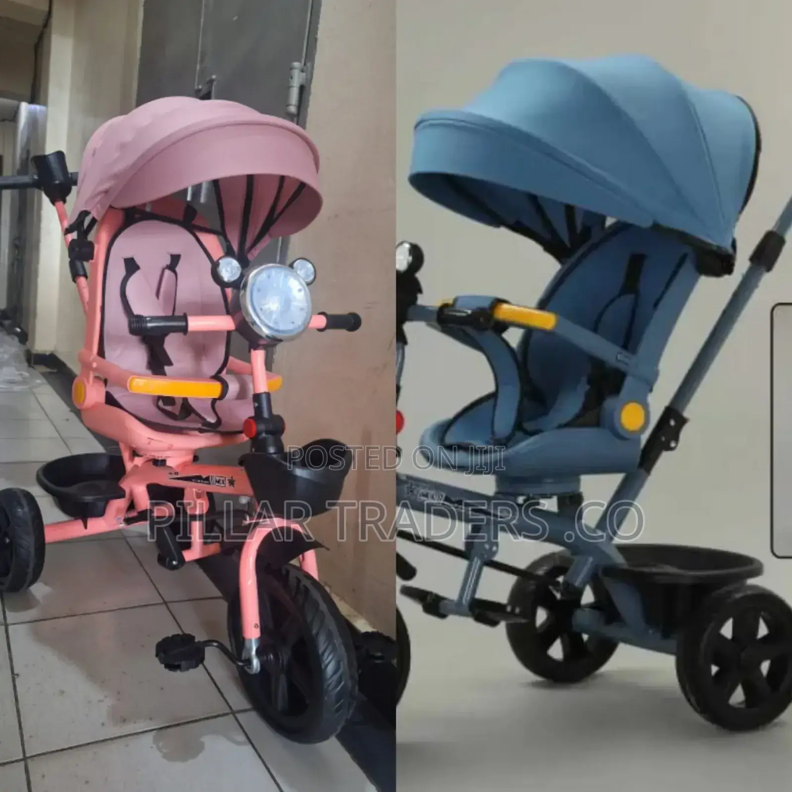 Kids Tricycle Carrier With Canopy