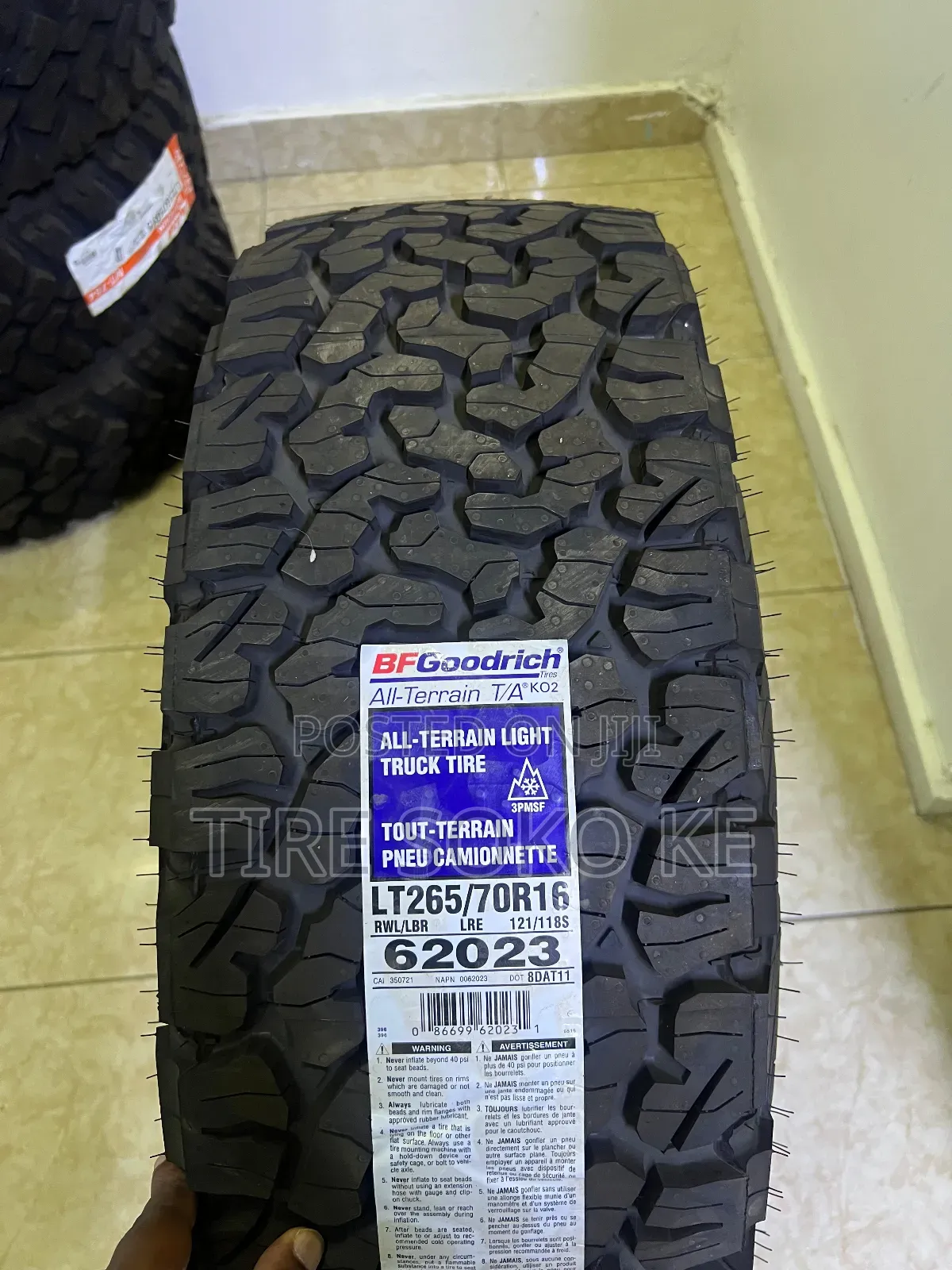 265/70r16 B.F Goodrich A.T K.O2