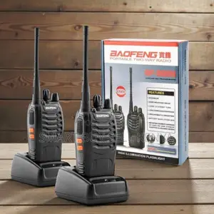 Bf-888s Walkie Talkie Radio Calls 2 Pieces Reliable 3-5km Range Radios