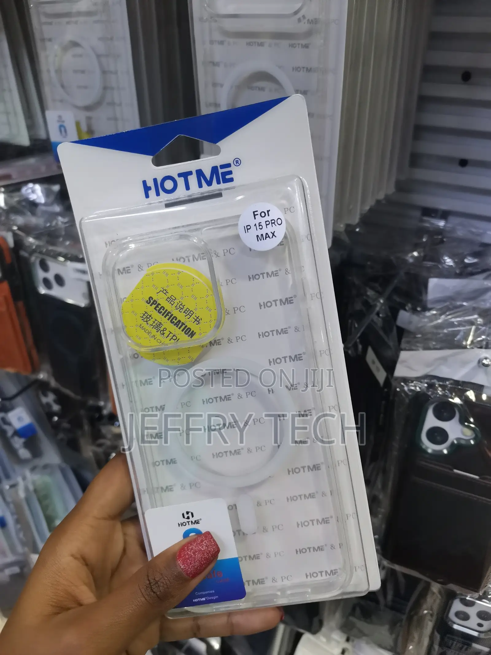 Nimfa Apple iPhone 15 Pro Max Clear Case With Magsafe