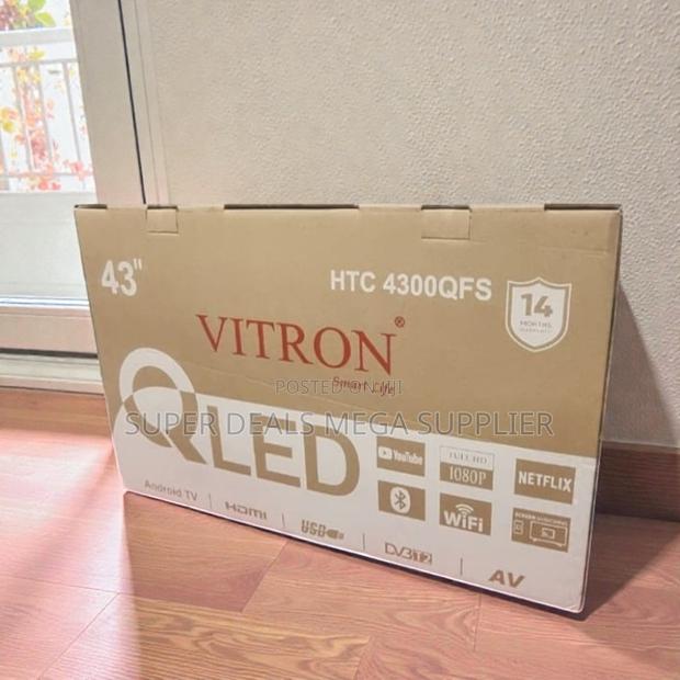 Vitron 43 Inch Qled Smart Android Hd Digital Tv With Bluetooth - thumbnail 2