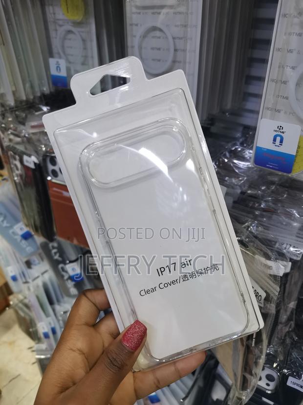 Sisimia Apple iPhone 17 Air Crystal Clear Plain Tpu Hard Case - thumbnail 3