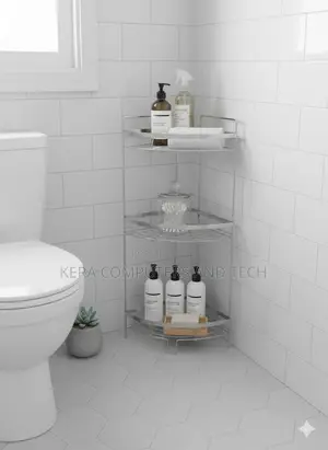 Triangle Shelve 3 Layer Silver