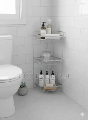 Triangle Shelve 3 Layer Silver