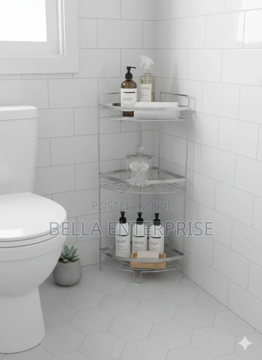 Triangle Shelve 3 Layer Silver