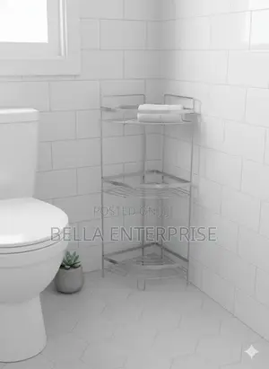Triangle Shelve 3 Layer Silver