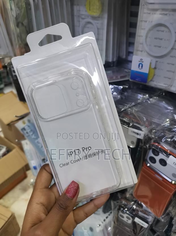 Acteso Apple iPhone 17 Pro Max Clear Tpu Hard Pc Case - main view