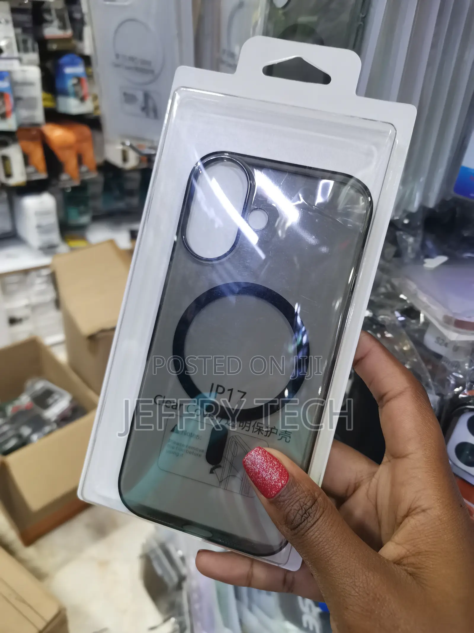 Hotme Magnetic Translucent Matte Phone Case for iPhone 17