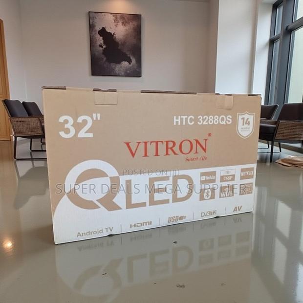 Vitron 32 Inch Qled Smart Android Led Tv With Modern Frameless Look - thumbnail 2