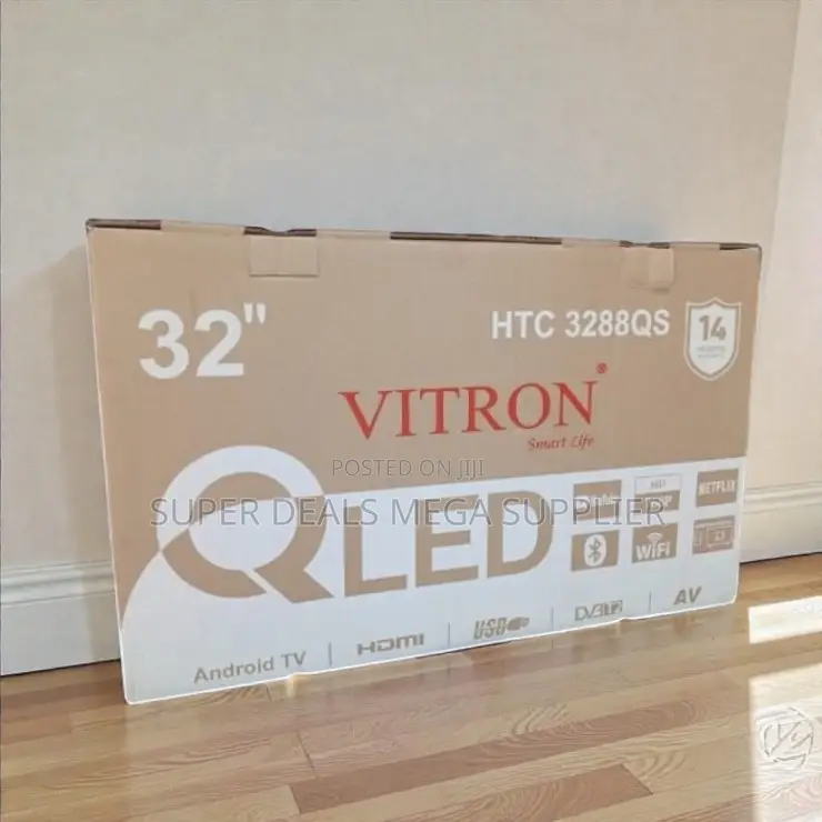 Vitron 32 Inch Qled Hd Smart Android Tv With 1 Year Warranty