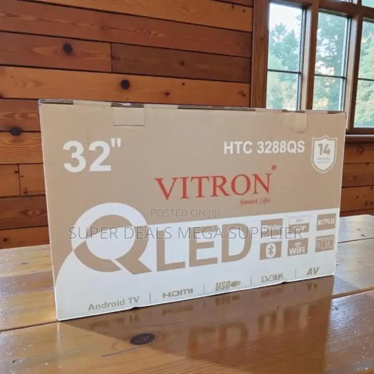 Vitron 32 Inch Qled Smart Android Full Hd Tv Bluetooth and Wifi