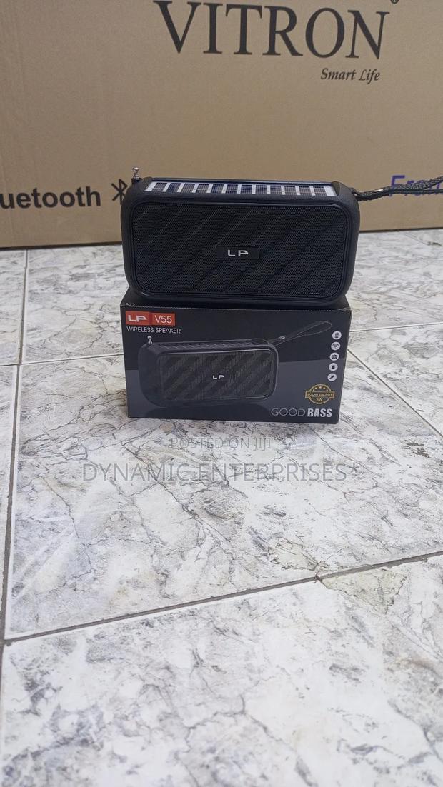 Lp V55 Solar Rechargeable Bluetooth Speaker - main view
