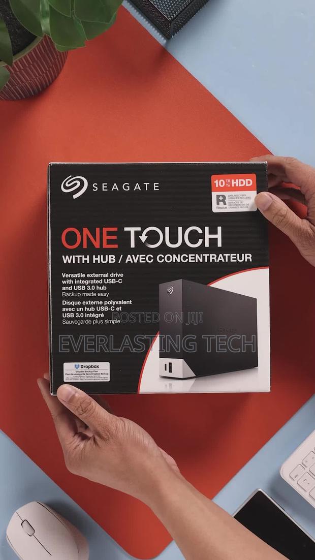 Seagate One Touch Hub 10tb External Hard Drive HDD . - main view