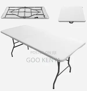 Home Table; Elegant Modern Plastic Designer Lightweight Folding Table