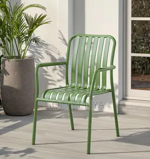 Home Chair; Outdoor Metal Cafe Dining Chair – Waterproof Sunproof
