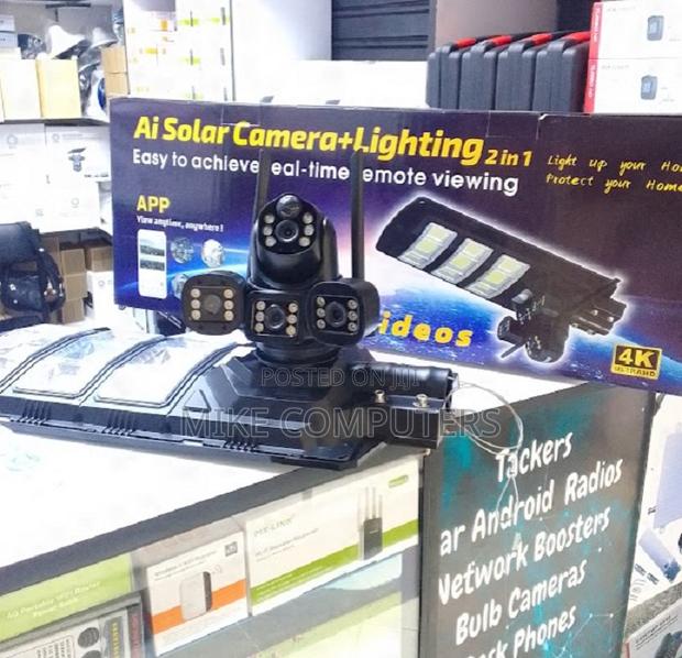 V380 4g Triple Lens Floodlight Solar PTZ Camera Capabilities
