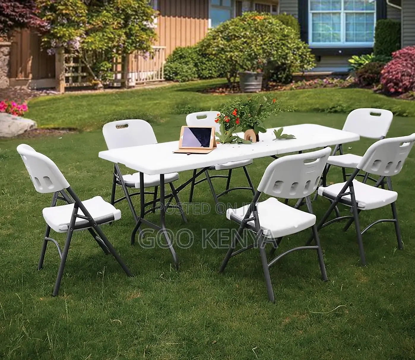 Home Table; Portable Plastic Table – Lightweight Durable for Outdoor