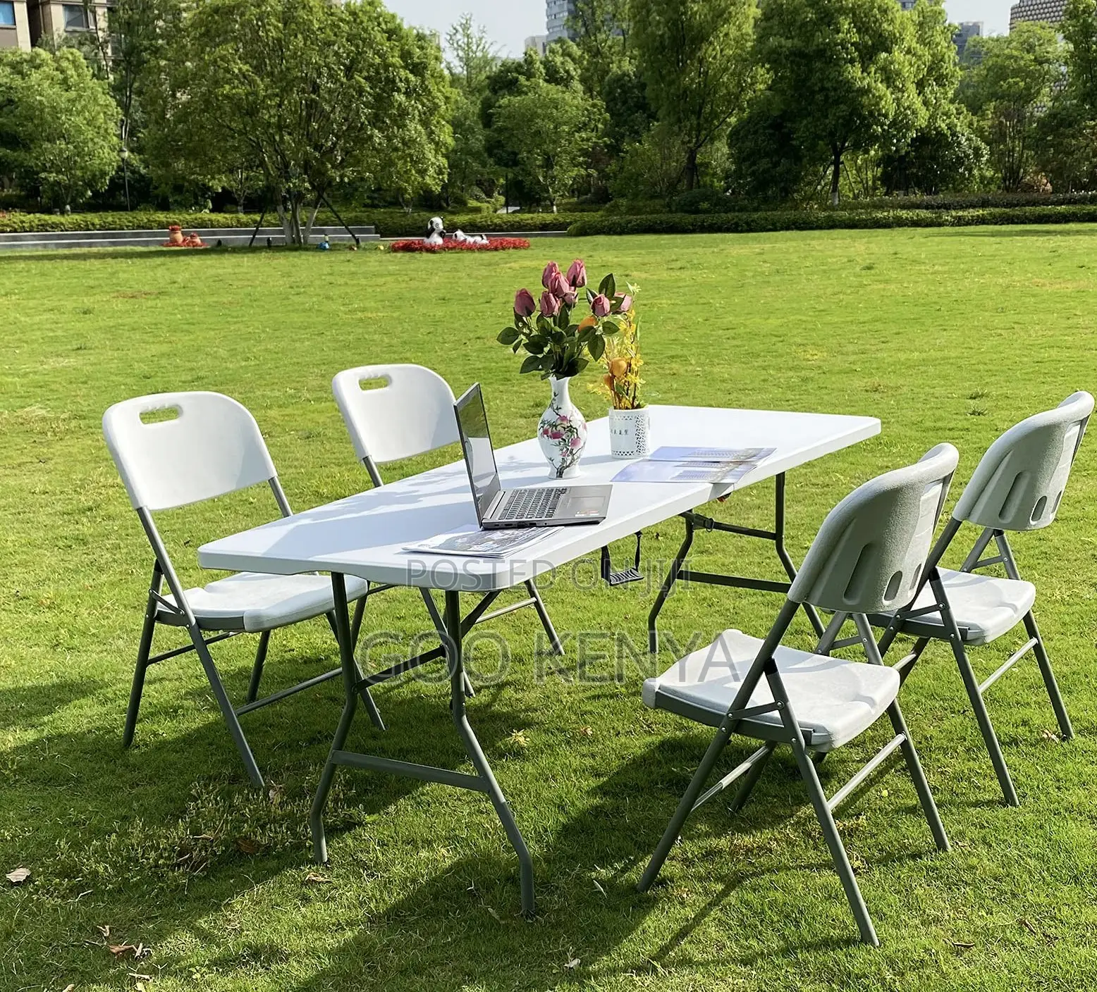 Home Table; Portable Plastic Table – Lightweight Durable for Outdoor